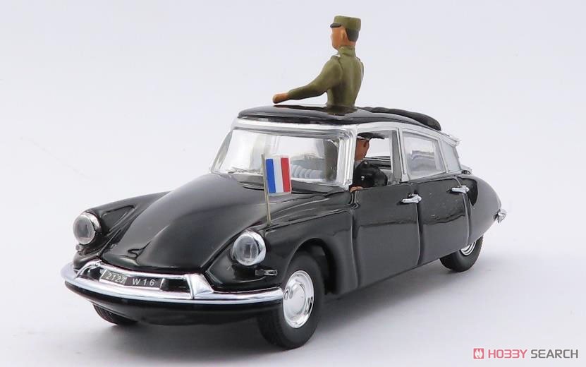 フランス製 TIN TOY ART CITROËN DS19 *超稀少モデル* Citroen DS 19 Black 1960 General de Gaulle + Driver (Diecast Car