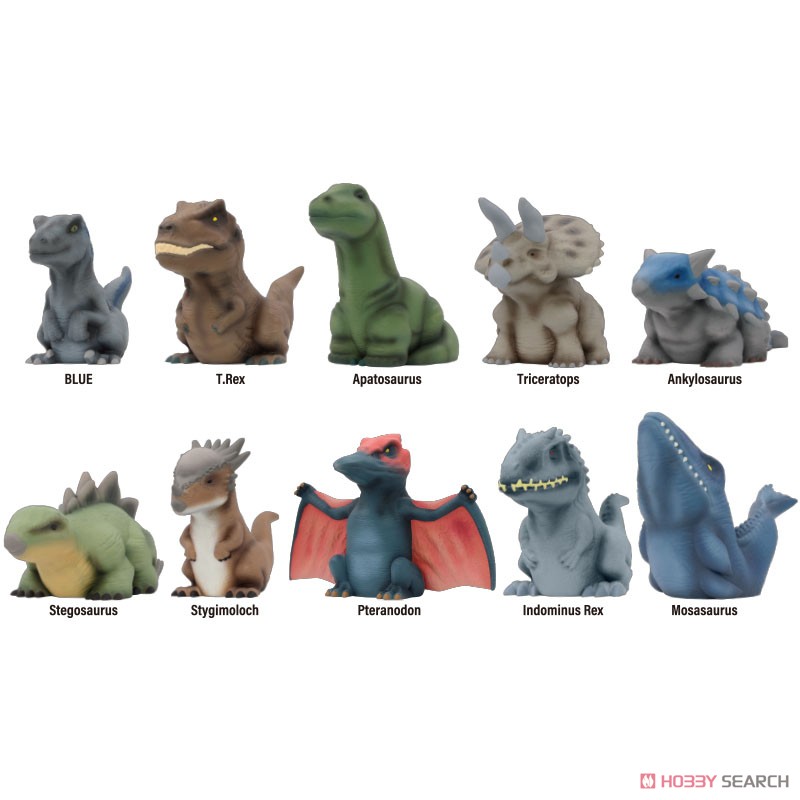 Jurassic World Sofvi Puppet Mascot (Set of 10) (Anime Toy