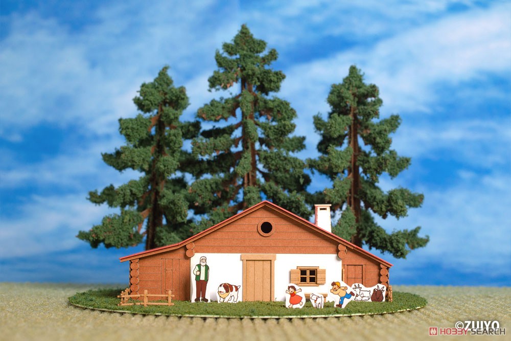 山小屋ページ 1/150 アニテクチャー：06 ハイジの家(アルムの山小屋