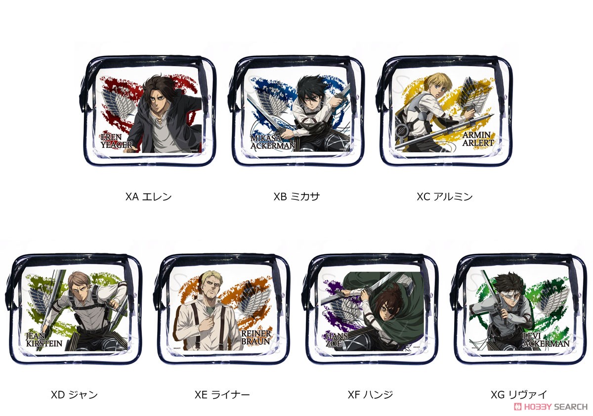 進撃の巨人 The Final Season 第6弾 ビニールポーチ XB ミカサ (キャラクターグッズ) その他の画像1