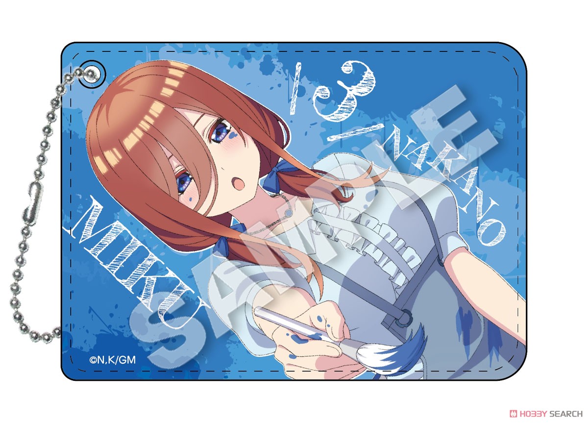 五等分の花嫁 GRAFFITI GIRL ver. 中野三玖　パスケース 映画 五等分の花嫁 PUレザーパスケース GRAFFITI GIRL ver. 中野