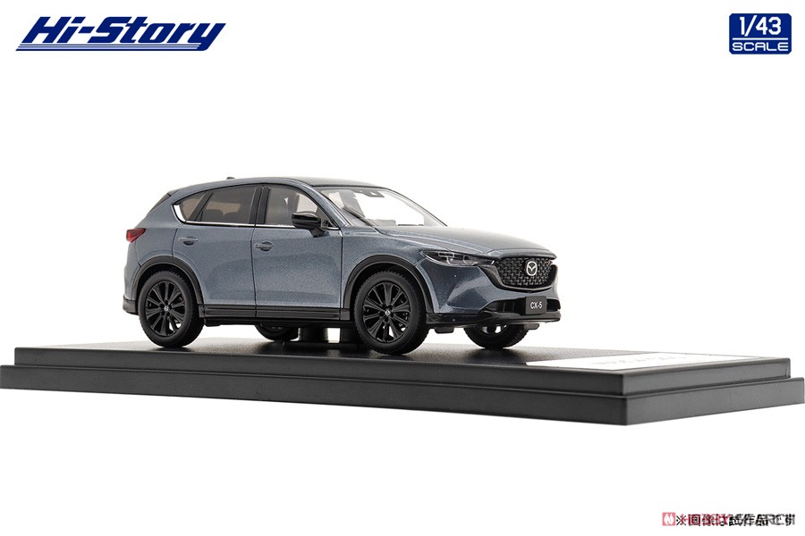 MAZDA CX-5 シルバーミニカー MAZDA CX-5 Sports Appearance (2021) ポリメタルグレーメタリック