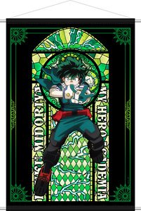 僕のヒーローアカデミア ステンドグラス風 タペストリー 緑谷出久 (キャラクターグッズ)