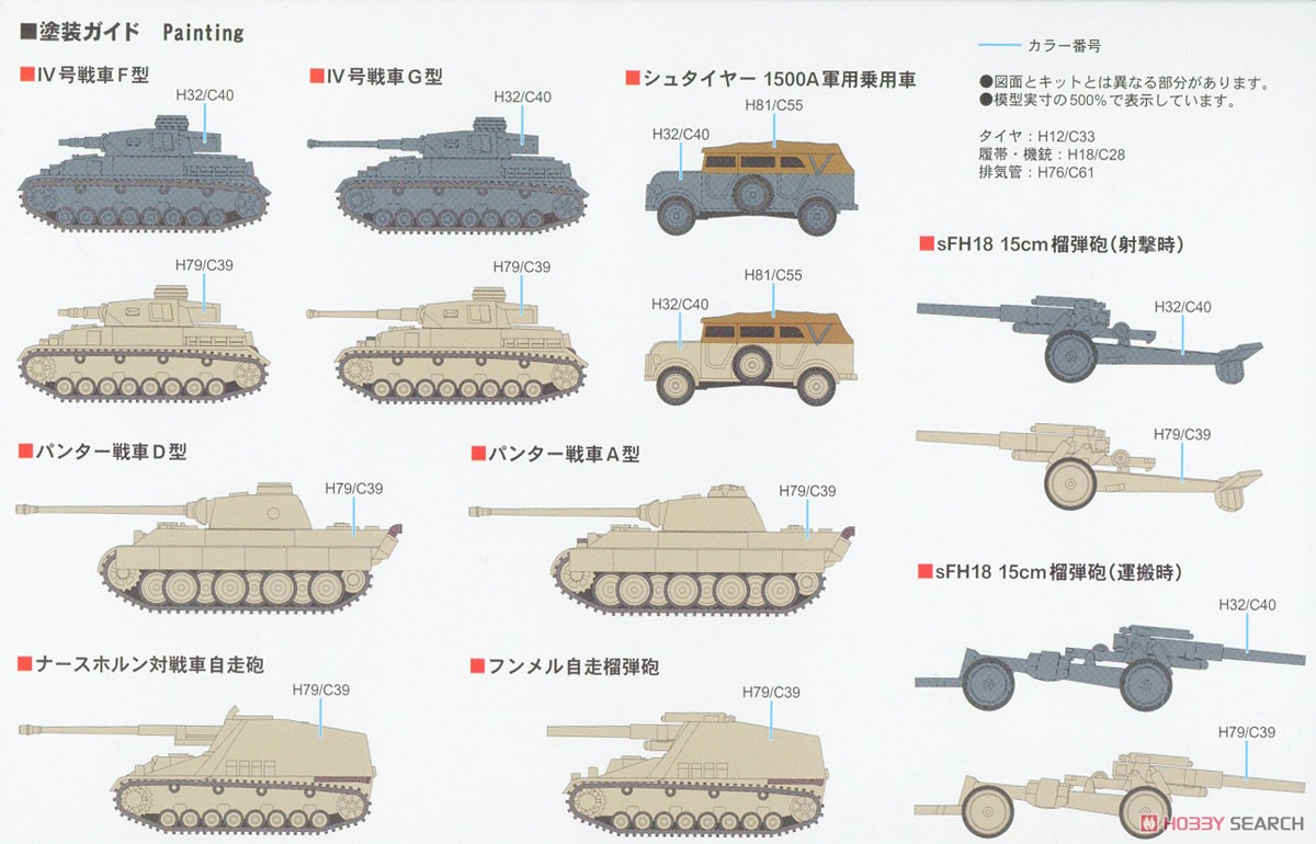 WWII ドイツ軍用車両セット 2 (プラモデル) - ホビーサーチ