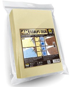 4K スカルプ・テック 中密度 (20cm x 30cm x 3cm) (1枚入り) (造形材料)