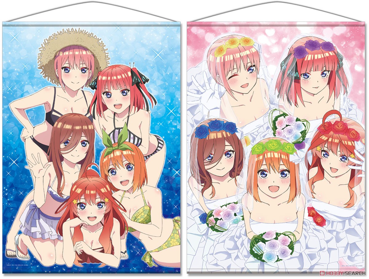 映画「五等分の花嫁」 B1タペストリー B 一花&二乃&三玖&四葉&五