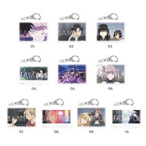 [Call of the Night] Miniature Canvas Key Ring 01 Vol.1 (Set of 10) (Anime Toy)
