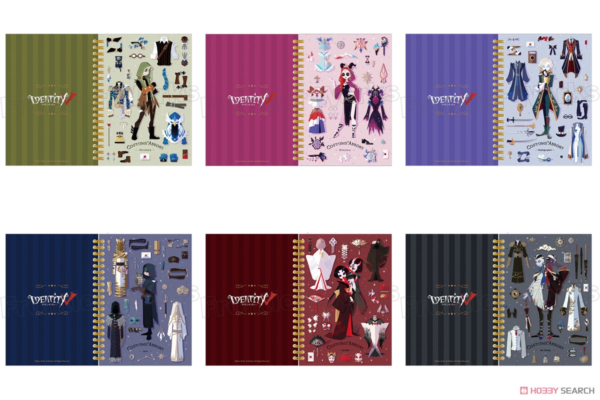 第五人格 写真家 コスチュームアソート リングノート ボールペン Identity V リングノート Costume*Assort 2 写真家