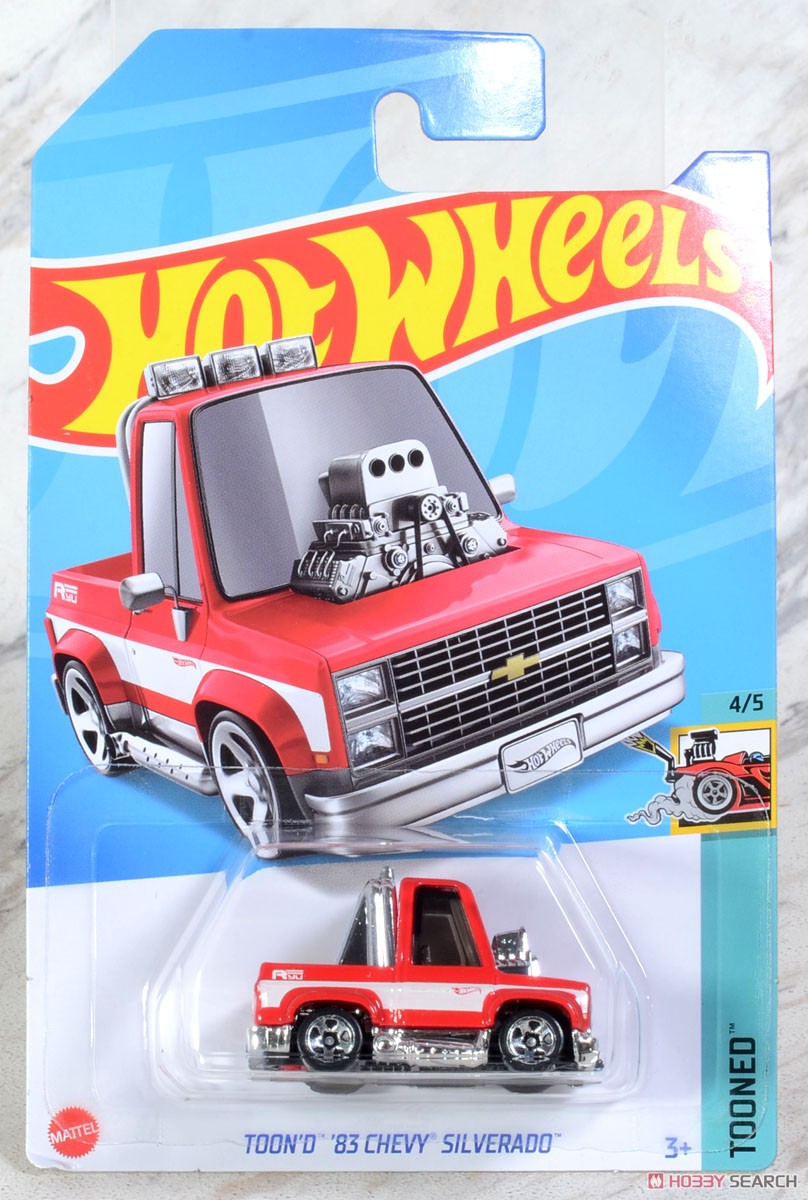 Hot Wheels Basic Cars Toon`d `83 Chevy Silverado (Toy