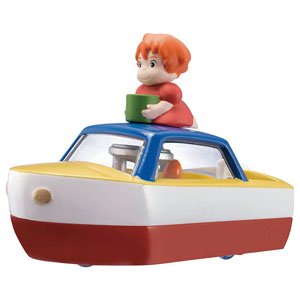 Dream Tomica Ghibli 05 Ponyo on the Cliff by the Sea Sousuke`s Ponpon Ship (Tomica)