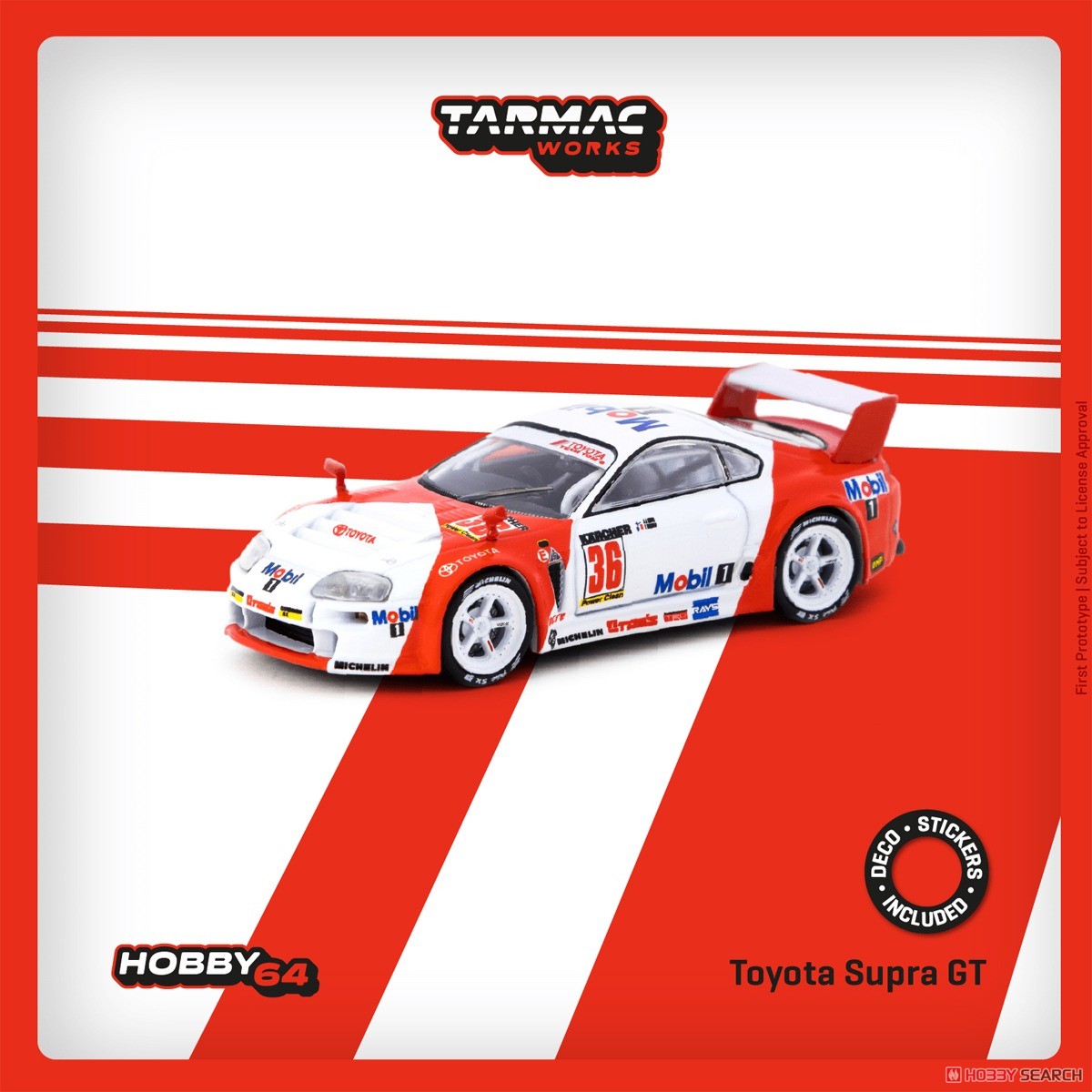 Toyota Supra GT BPR Zhuhai 1995 #36 (ミニカー) - ホビー