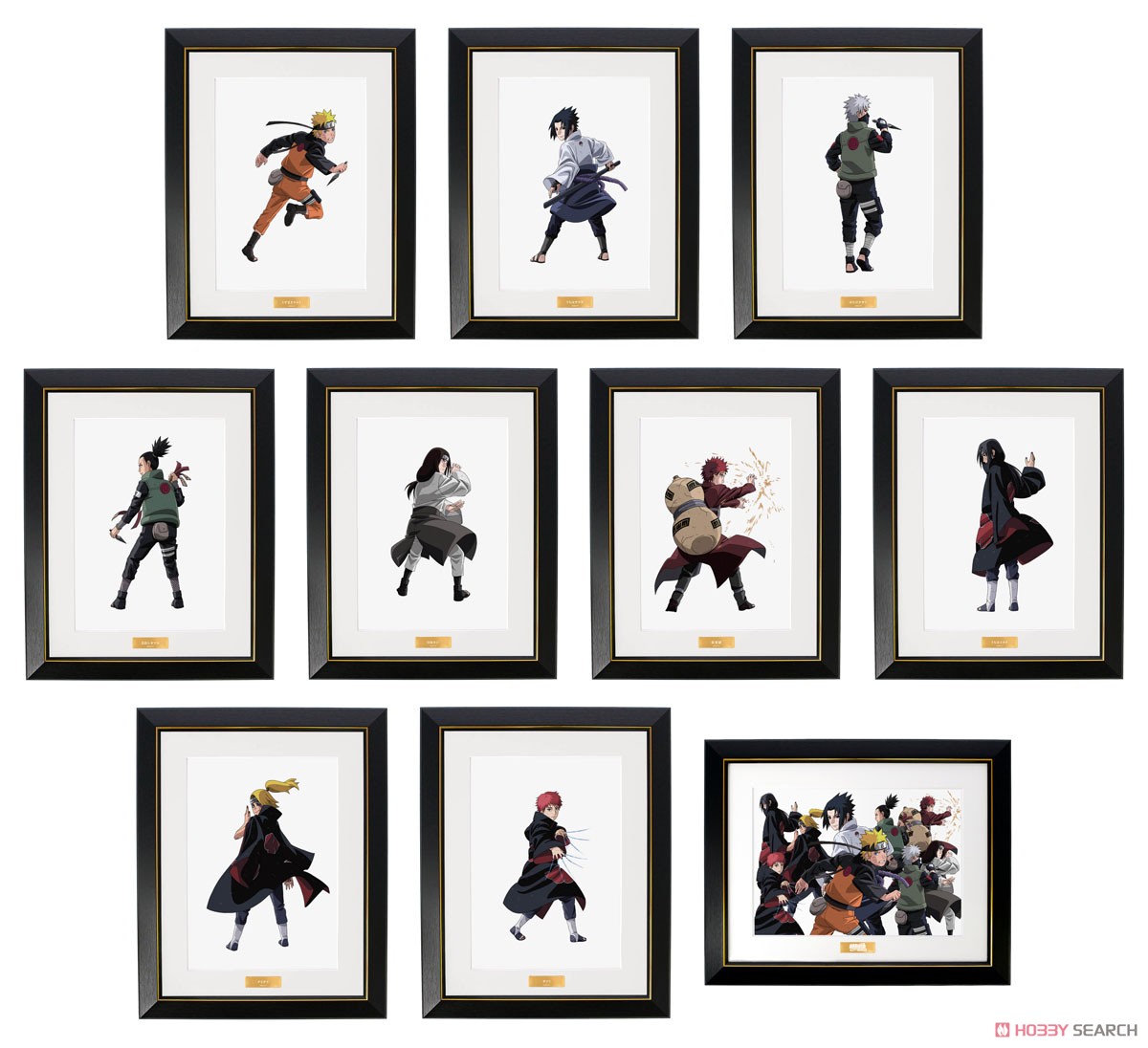 NARUTO うずまきナルト　キャラファイングラフ　戦う背中ver 描き下ろし NARUTO-ナルト- 疾風伝 - 描き下ろしイラスト 集合 戦う背中ver