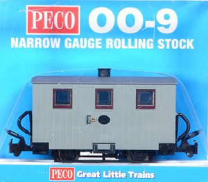 (OO-9) 2軸客車 グレー単色 【GR-570UY】 ★外国形モデル (鉄道模型)