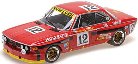 BMW 3.0 CSL `BMW LUIGI` PELTIER/XHENCEVAL/DIEUDONNEE #12 24H スパ 1974 ウィナー (ミニカー) 商品画像1