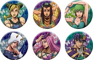 アニメ「ジョジョの奇妙な冒険 ストーンオーシャン」 描き下ろし缶バッジコレクション 【SP】 (6個セット) (キャラクターグッズ)