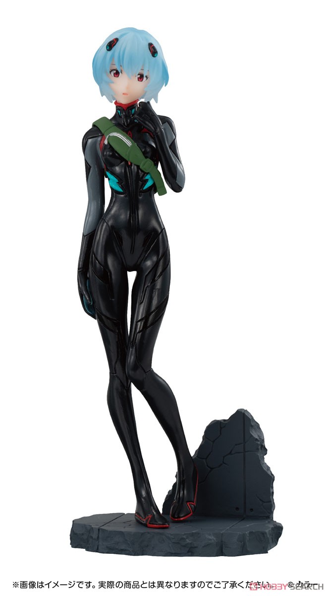 *Bargain Item* Gasha Portraits Premium Evangelion Rei Ayanami [Tentative Name] (Set of 4) (PVC Figure)