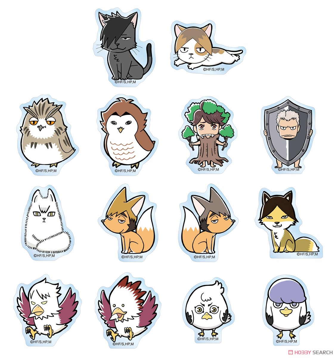 ハイキュー!! ウシジマワシ マスコットシリーズ アクリル
