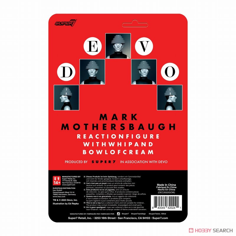 ReAction/ Devo Mark Mothersbaugh (Completed) パッケージ2