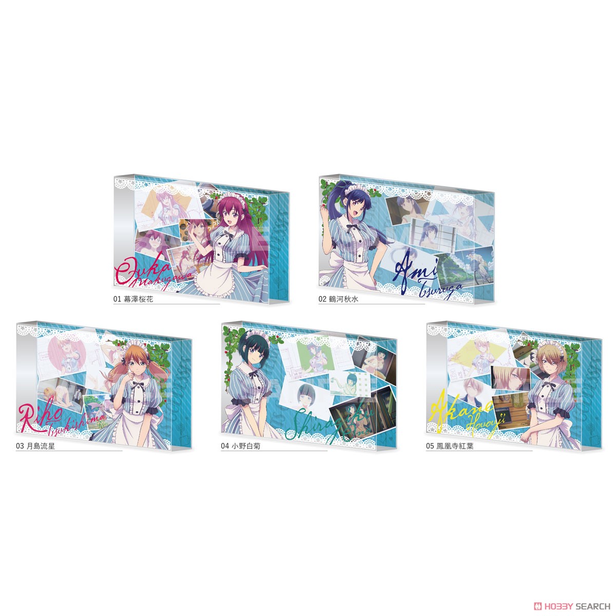 【女神のカフェテラス】 クリスタルアートボード 02 鶴河秋水 (キャラクターグッズ) その他の画像1