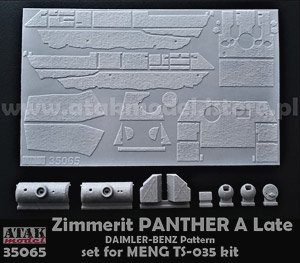 プラモデル　1/35 WWII ドイツ パンサー戦車A型後期型 MAN社製用ツィンメリットセット#2(モンモデルTS-035用) ディティールアップパーツ [AT35066] 619gZTq3kLL._UF894,1000_QL80_.jpg