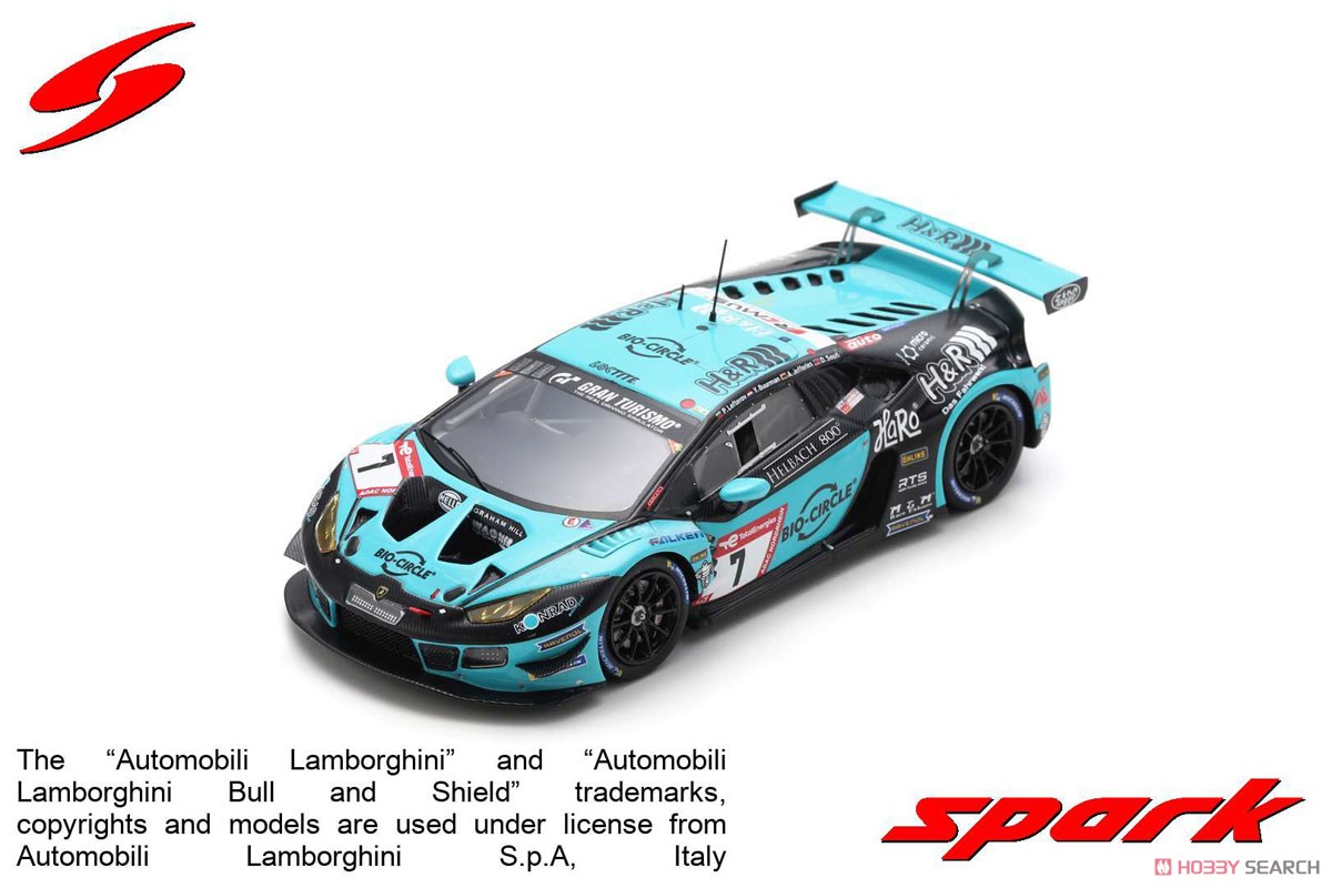 Lamborghini Huracan GT3 EVO No.7 Konrad Motorsport 24H Nurburgring 2023 (ミニカー) 商品画像1