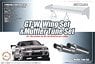 GT-W Wing Set and Muffler Tune Set (Model Car)