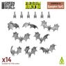 3D printed set - Vampire Bats (Plastic model)
