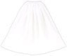 AZO2 Loose and Fluffy Long Skirt (White) (Fashion Doll)