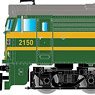 ALSA, diesel locomotive 2150, green-yellow livery, ep. VI (Model Train)