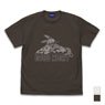 Made in Abyss: The Golden City of the Scorching Sun [Especially Illustrated] Nanachi Sleep Peacefully T-Shirt Charcoal XL (Anime Toy)