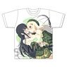 Senran Kagura x Uppers Girl`s Double Upper T-shirt Ikaruga & Yomi White L (Anime Toy)