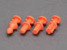 Hold & Guide Dowel Pin (L) Orange for Silicon Gom Mold (16 Pieces) (Material)