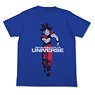 Dragon Ball Super Representative of the 7th Universe Goku T-Shirts Royal Blue M (Anime Toy)