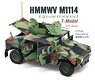 US HMMWV M1114 HA (NATO迷彩) (ドア開状態) (完成品AFV)