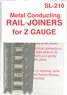 (Z) 金属ジョイナー (24個入) 【SL210】 (Metal Conductiong Rail Joiners for Z Gauge) (鉄道模型)