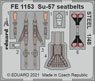 Su-57 シートベルト (ステンレス製) (ズべズダ用) (プラモデル)