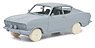 Opel Cadet B Rally Coupe Silver (Diecast Car)