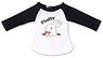 PNS Fluffy Animal Lagran T-shirt (Black x White) (Fashion Doll)