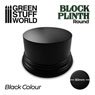 Round Block Plinth 8cm - Black (Display)