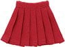 PNS Snotty Cat Pleated Skirt (Red) (Fashion Doll)