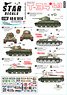 WWII 露/ソ T-34-76戦車 ソビエト赤軍が運用したT-34 1943年型 1943～44 (デカール)