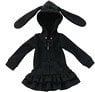 PNS Usamimi Hood Dress (Black) (Fashion Doll)