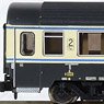 FS, 2-unit pack UIC-Z1 UIC-Z1 2nd class, grey/beige with blue stripes, livery, ep. IV-V (2-Car Set) (Model Train)