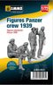 Figuras Panzer Crew 1939 (Set of 4) (Plastic model)