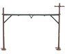 Visual Scene Accessory 020-3 Overhead Wire Mast A3 ~Double Track~ (Overhead Catenary Mast Style A3) (12 Pieces) (Model Train)