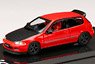Honda CIVIC (EG6) JDM Style Custom Version Red w/Engine Display Model (Diecast Car)